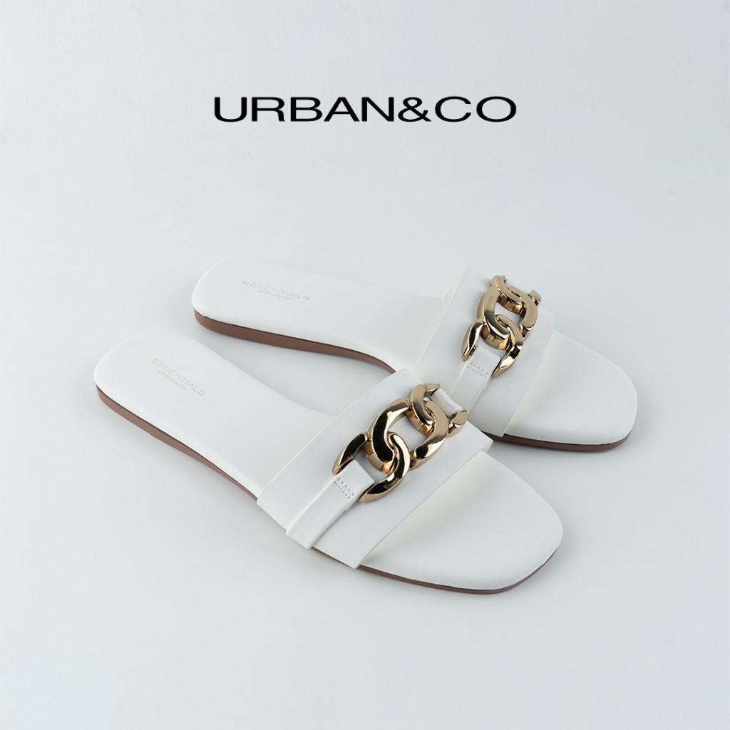 URBAN&CO Delia Sandal Teplek Sendal Casual Wanita Kekinian