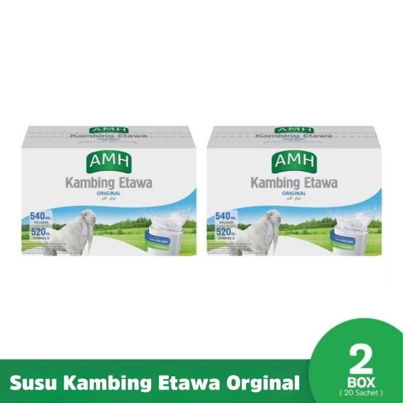 

Susu Kambing Etawa AMH Paket 2 Box Isi 20 Sachet