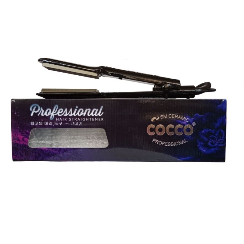 Cocco Catok Catokan Baba Genteng Gerigi Zigzag Zig Zag Hair Crimper Waver Iron Alat Peralatan Stylin