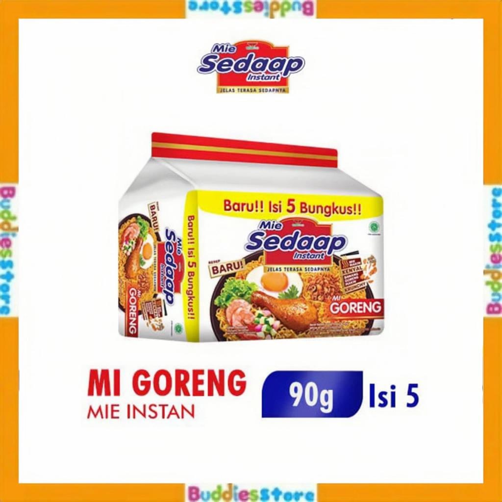 

[COD] MIE SEDAAP GORENG INSTAN ISI 5 BUNGKUS