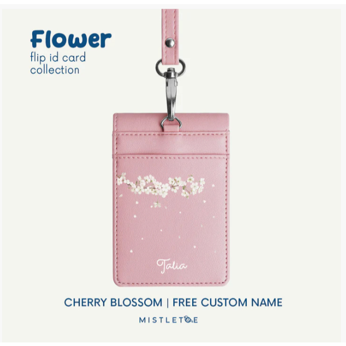 

Cherry Blossom Flip id card