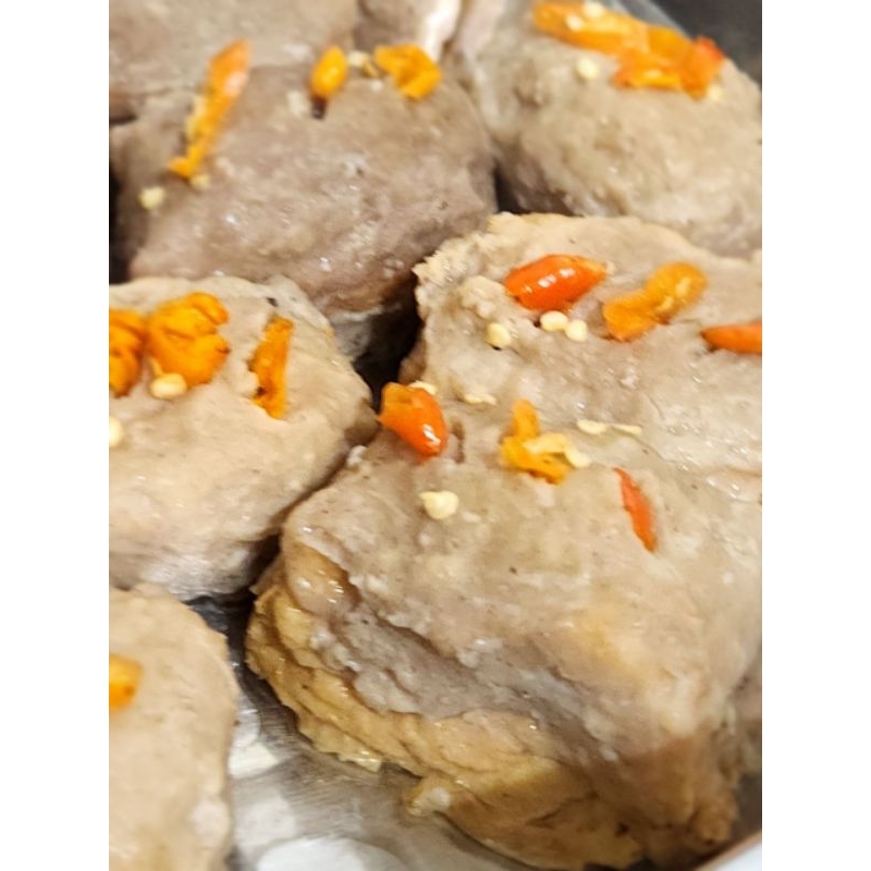 

tahu bakso matang pedas isi 6