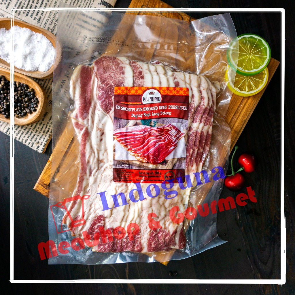 

El Primo US Shortplate Smoked Beef Presliced 500gr