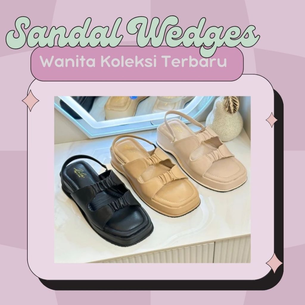 Daimatu Purewalker 602 Basic Wedges-Sandal Wanita Sandal Wanita BOTTi DUCK