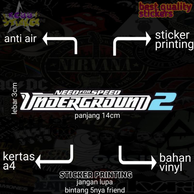STICKER PRINTING ANTI AIR UNDERGROUND 2