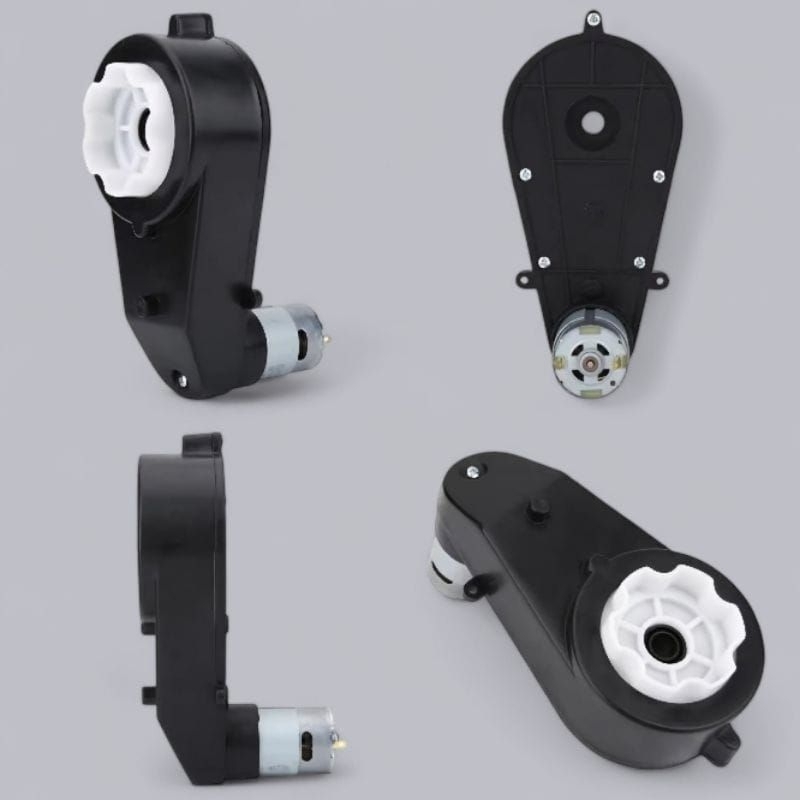 Gearbox + dinamo bintang 6 mobil mainan aki dinamo 12v mobil mainan aki remot