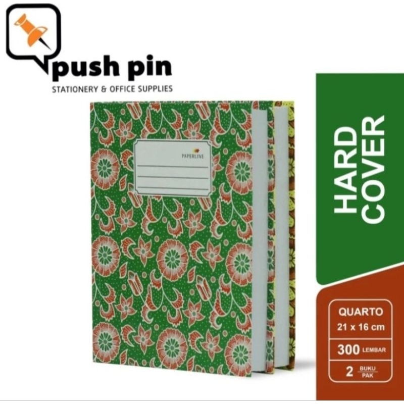 

Paperline Hard Cover Kwarto 300 Lembar