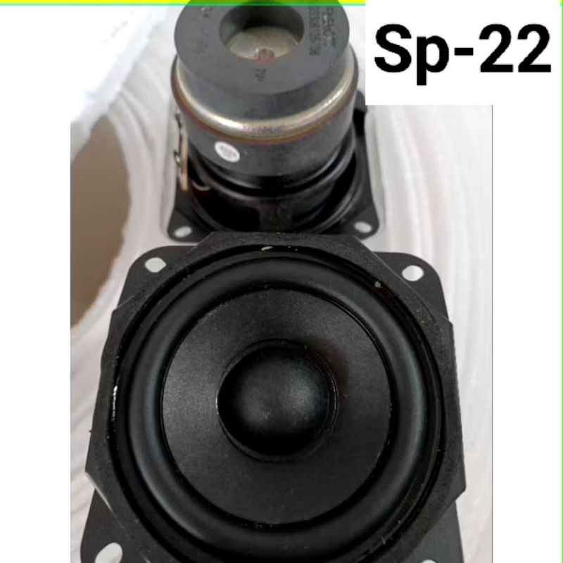Speaker 3 inch FINEMOST Mid-woofer 6ohm 7~15watt double magnet stroke panjang harga 1pcs