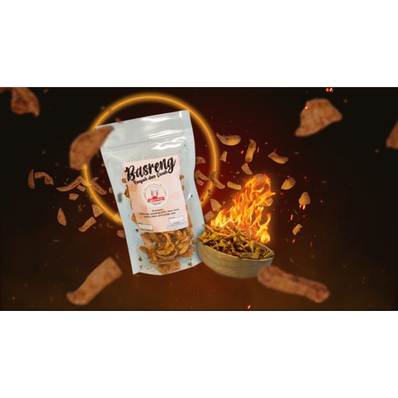 

JAJANAN MANDE Basreng stik pedas daun jeruk renyah kriuk baso goreng rempah