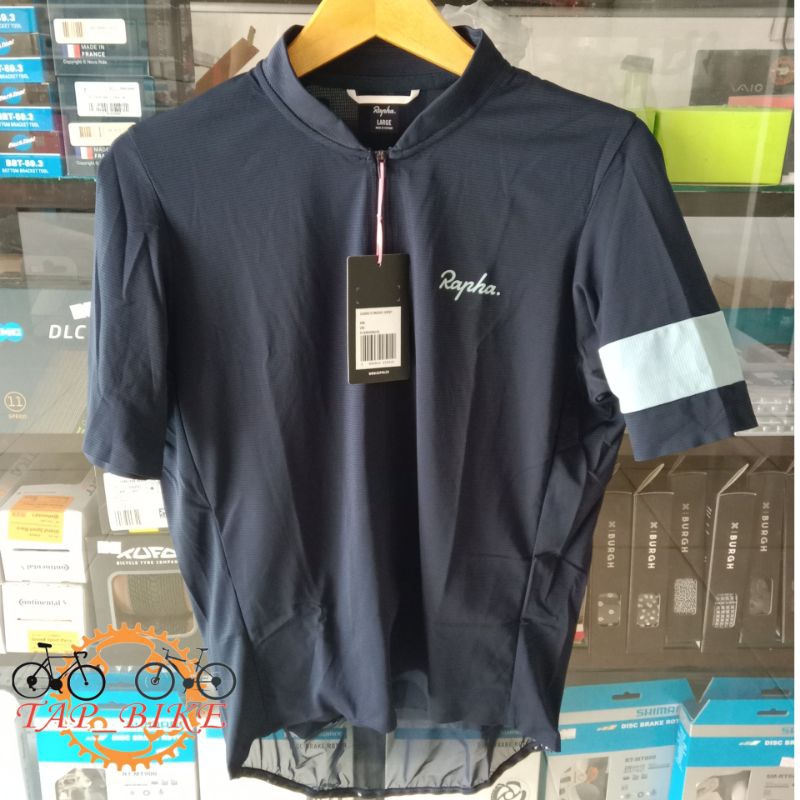Jersey Rapha Classic Flyweight Black - Jersey Sepeda Original