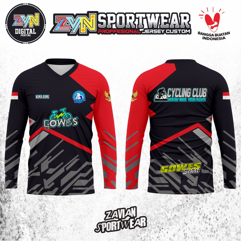 JERSEY CUSTOM GOWES BERSEPEDA