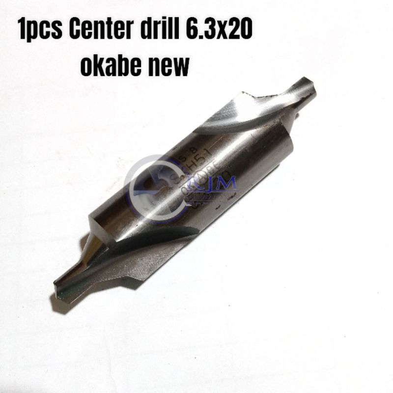 1pcs mata bor center drill 6.3x20 SKH51 OKABE hss kondisi baru bukan mata bor nachi carbide bukan ba