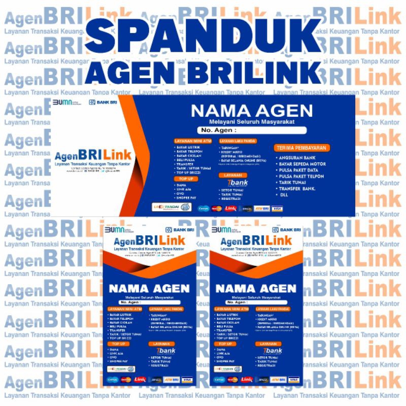 SPANDUK BANNER BRILINK AGEN BRILINK