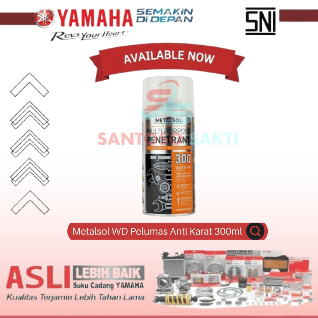 Metalsol WD Pelumas Anti Karat Penghilang Karat 300ml