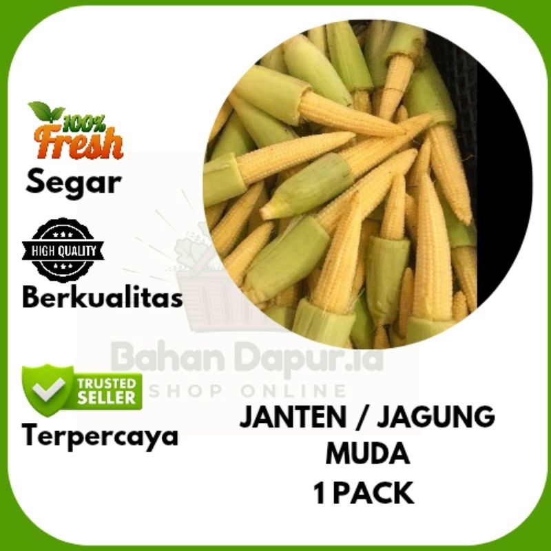

JANTEN / JAGUNG MUDA 1 PACK | Bahan Dapur .id