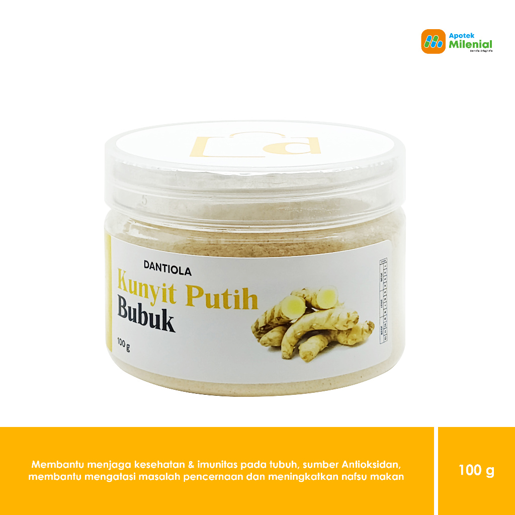 

Dantiola Kunyit Putih Bubuk Kemasan 100 Gram