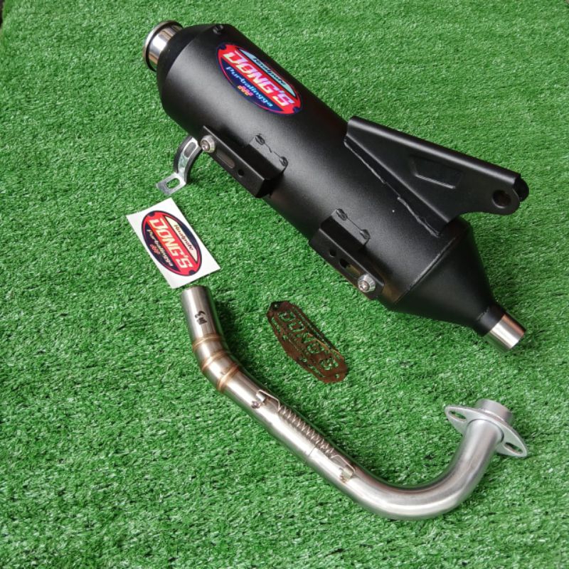 knalpot Mio sporty, mio smile, mio J ,mio GT, mio soul type moncong DBS original Dong's inlet dan sa