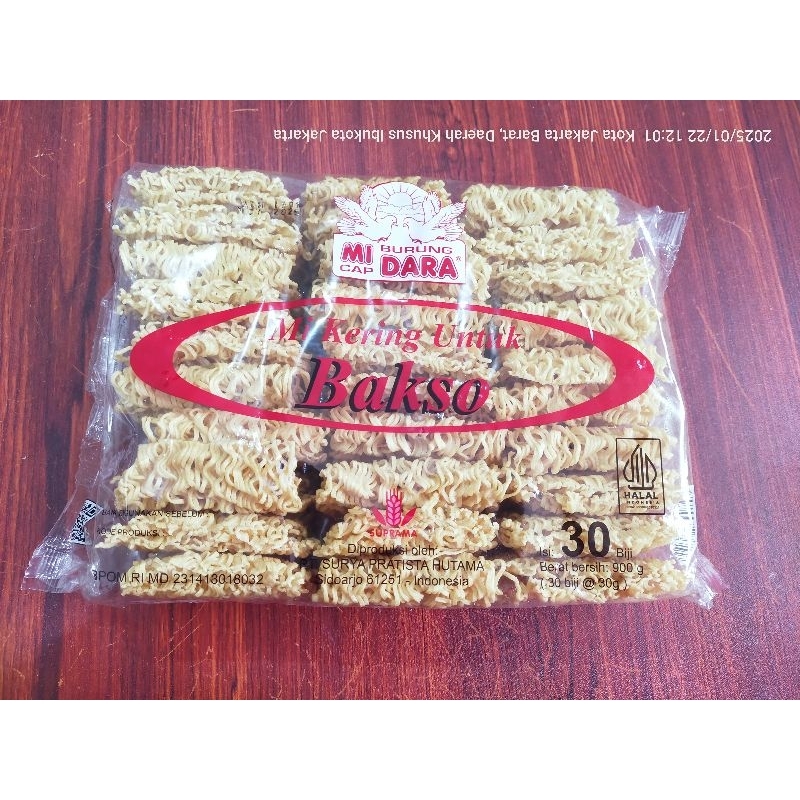 

MI BURUNG CAP DARA 900 gr (untuk bakso)