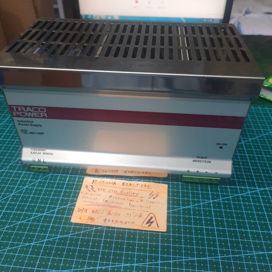 TRACO POWER TSL 480-148P INDUSTRIAL POWER SUPPLY 48VDC 10A 48VDC 10A