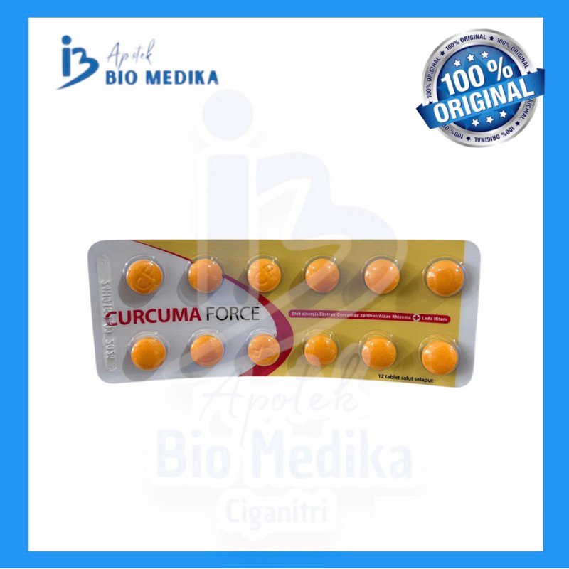 CURCUMA FORCE TABLET PERSTRIP