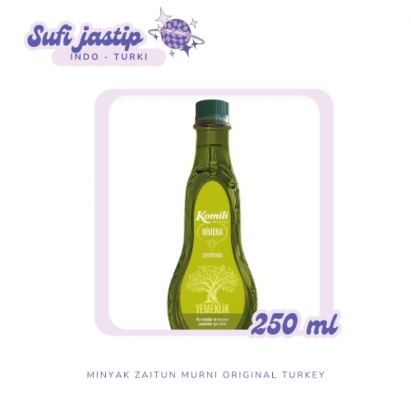 

Minyak zaitun murni tanpa campuran original turkey (200ml)