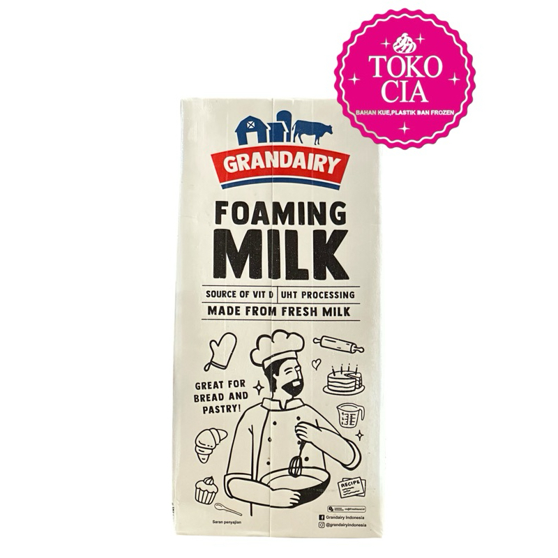 

Grandairy Foaming Milk Made From Fresh Milk 1L