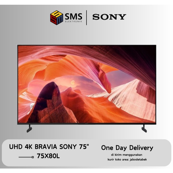 SONY BRAVIA 75X80L / X80L 4K Ultra HD HDR Google TV 75 Inch