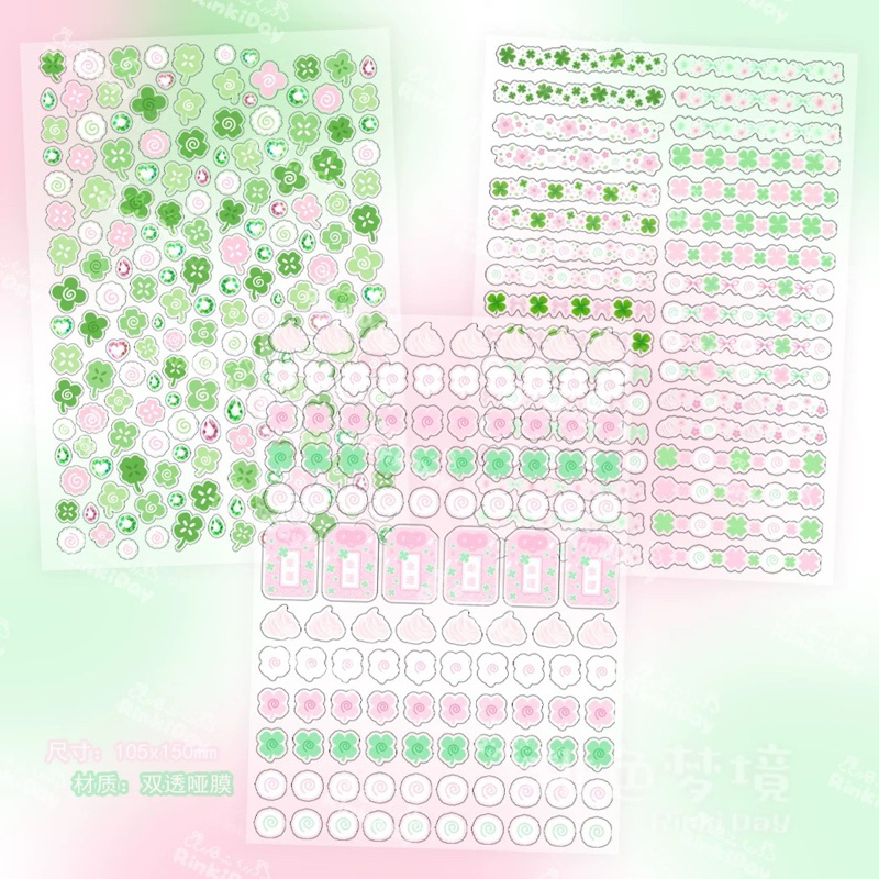 

sticker clover vibes