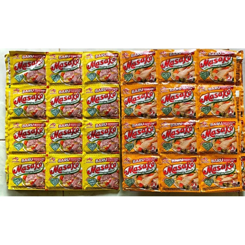 

masako bumbu kaldu 1 renceng isi 12pcs