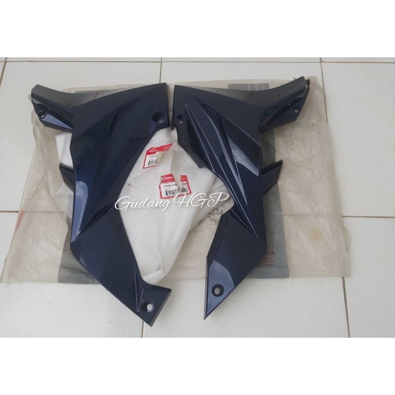 Cover L & R Lower Set TH BL MT Cover Sayap Bawah Kanan Kiri Set Biru Donker Honda Blade Karbu 64460 