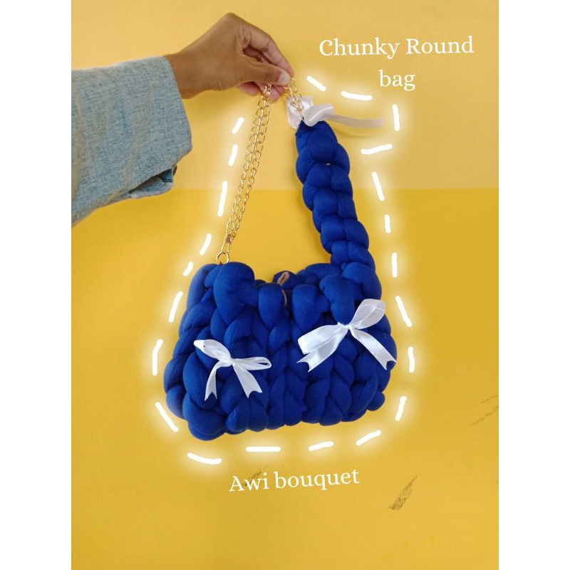 

Chunky bag/ Chunky yarn/ Round bag