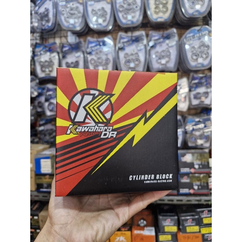 BLOCK BLOK CYLINDER YAMAHA MIO SMILE SPORTY NOUVO FINO KAWAHARA 54.5 58.5 MM SET RING SEHER KOMPLIT 