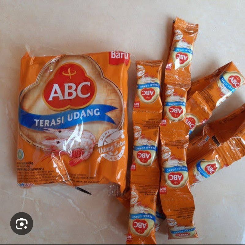 

terasi udang abc 1 pak/renceng isi 20 pcs