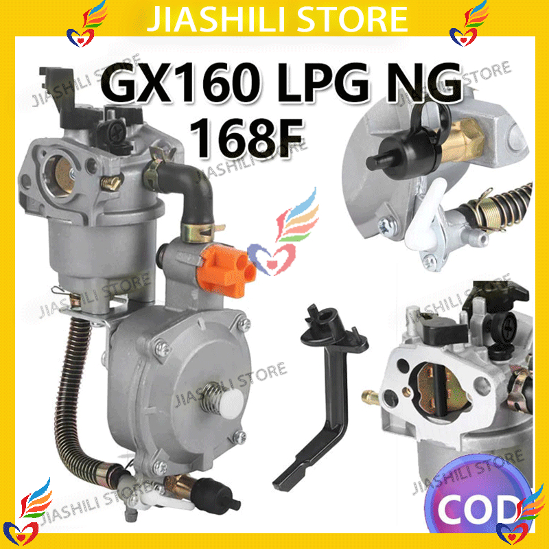GX160 Karburator Alat Gas Conventer Gas karburator fcr karburator pwm untuk GX160 168F 170F 3-5KW Un