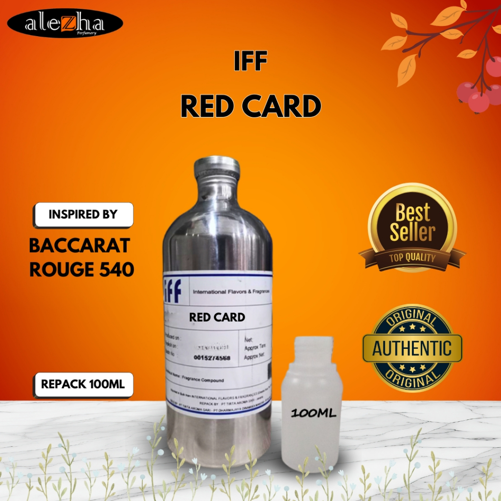 Bibit Parfum Murni RED CARD 540 / BACCARAT ROUGE 540 (IFF) 100ML REPACK