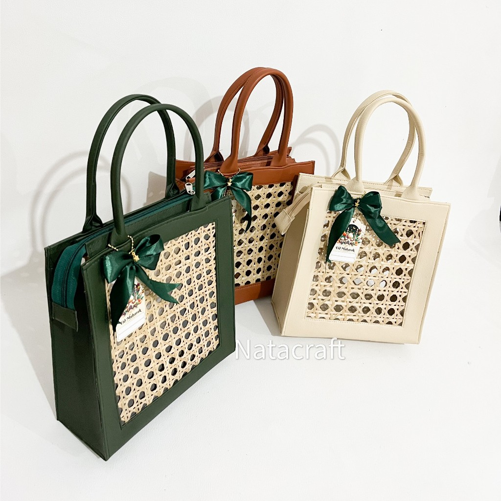 

Natacraft-Tas Hampers Lebaran Tas Parcel Anyaman Bambu