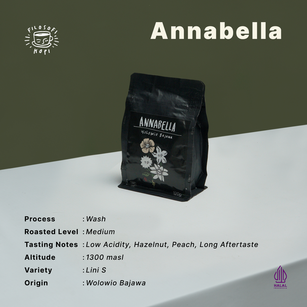 

Filosofi Kopi Beans - Annabella 120gr