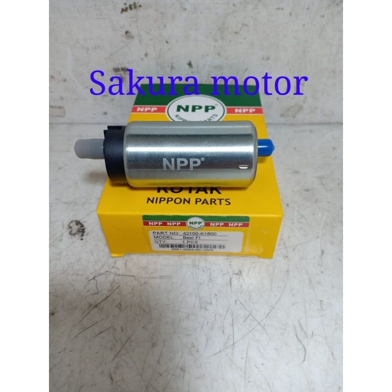 ROTAK FUEL PUMP BEAT FI 2012-2015 STATER KASAR  MEREK NPP K16