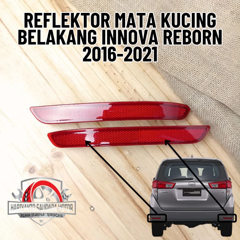 Reflektor Mata Kucing Bumper Belakang Innova Reborn 2016-2021