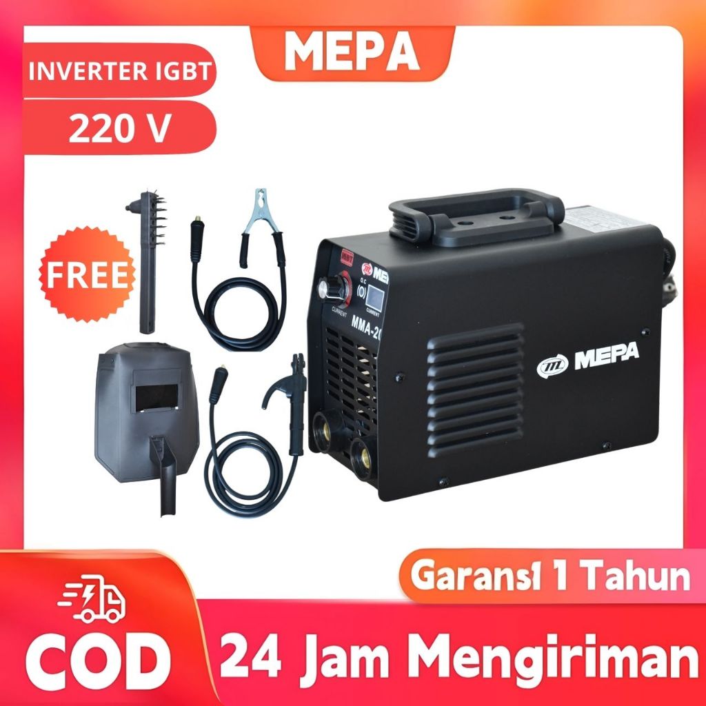 Mesin Las MMA 200 Listrik Trafo Las Welding Inverter Las Las Listrik Welding Machine Mesin Las