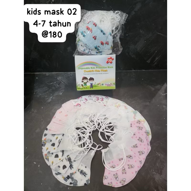 Masker anak duckbill isi 50pcs
