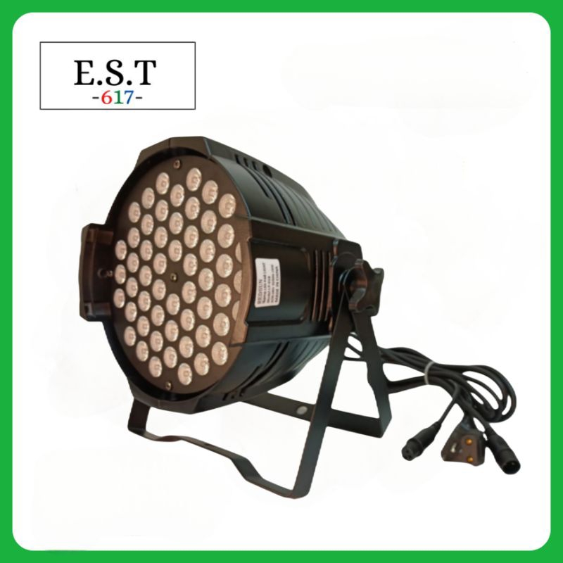 Lampu panggung lighting sorot parled par LED 54x3 watt murni 4 kabel RGBW