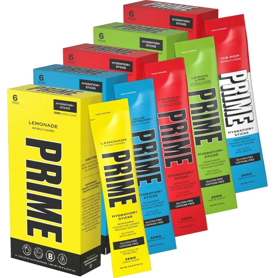 

PRIME Electrolyte Drink Stick Original USA KSI And Logan Paul Collab Zero Sugar