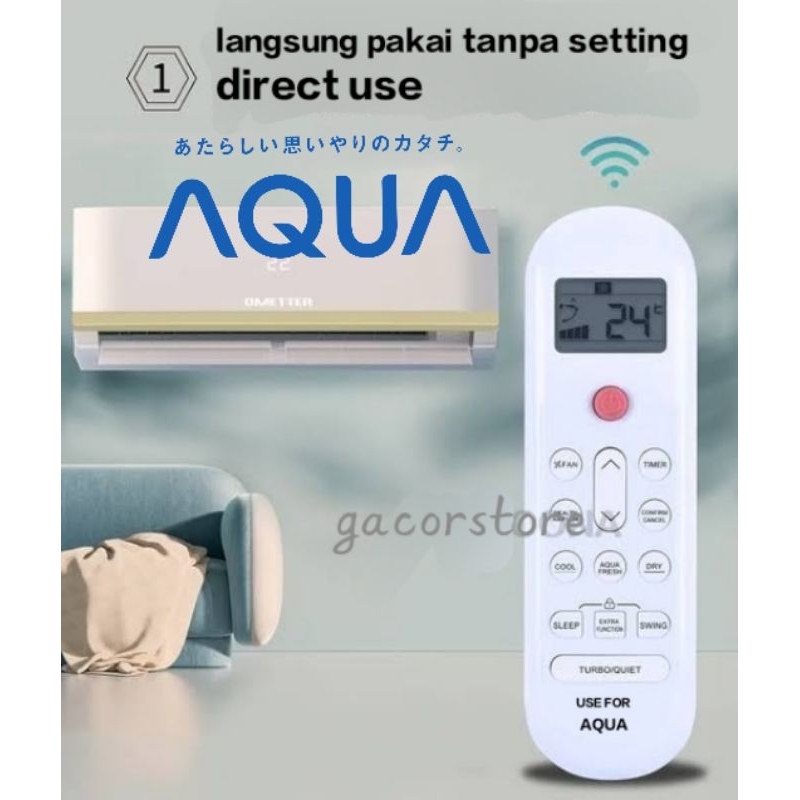 OK Remot AC AQUA 1/2 PK 0.5pk TURBO COOL COLD AQUA SP25