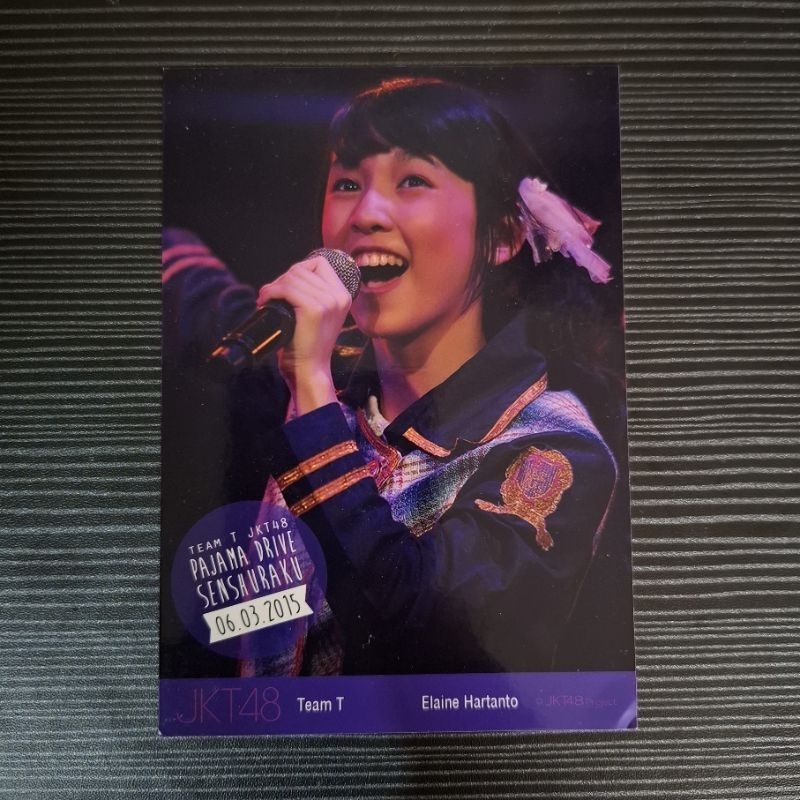 Photopack PP JKT48 Elaine Senshuuraku Pajama Drive 2015