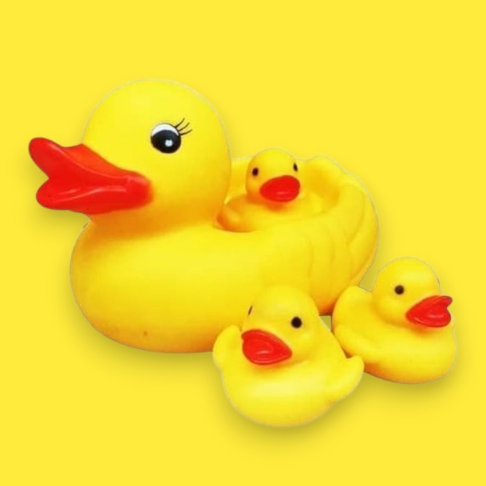 Mainan maenan Bayi 2 3 4 6 12 bulan 1 tahun perempuan laki laki bebek induk spa baby