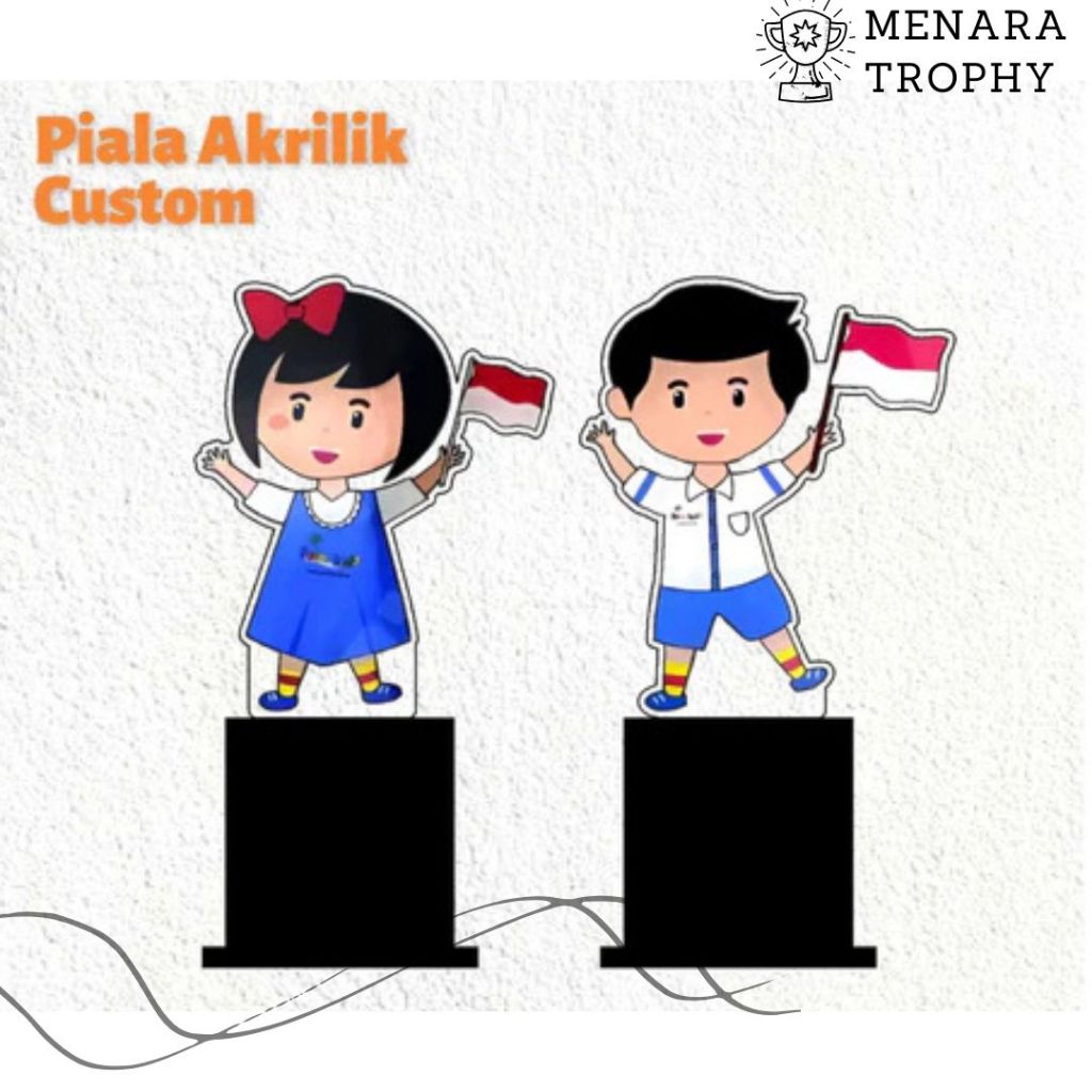 PIALA ANAK TK PIALA AGUSTUSAN TK AKRILIK CUSTOM