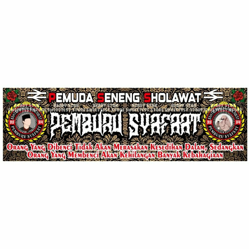 READY STOK + BANNER SHOLAWAT, BANNER MMT MAJLIS SHOLAWAT, BANER PECINTA SHOLAWAT, BANNER AZ ZAHIR MA