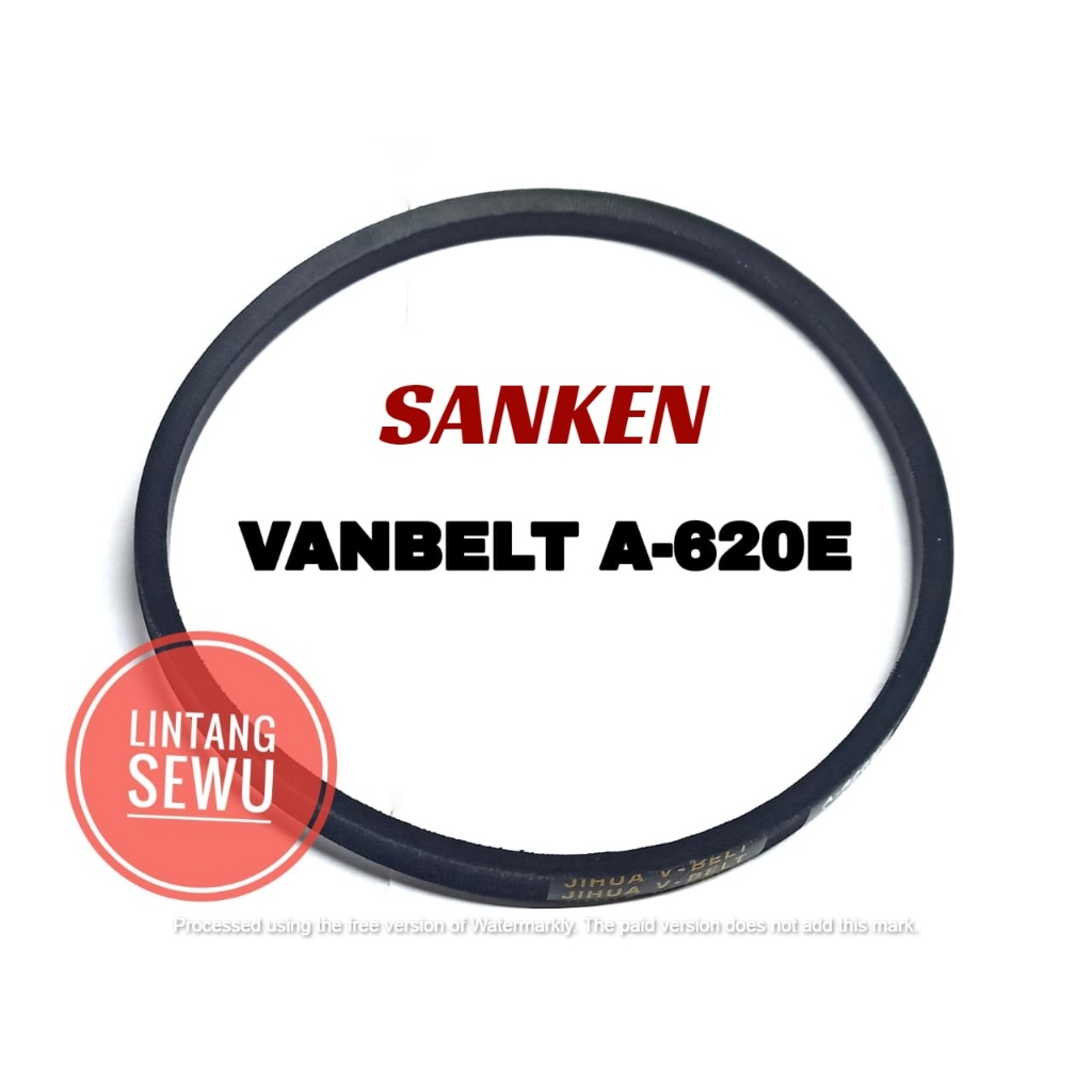 VANBELT MESIN CUCI SANKEN A-620E VBELT V-BELT JIHUA A620E A 620 E FANBELT 620
