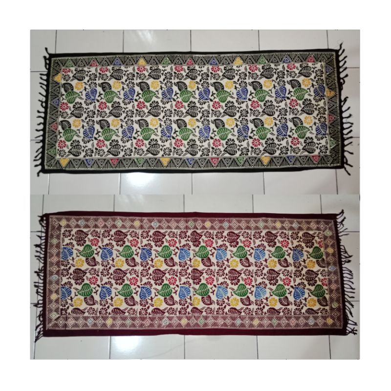 Taplak Meja Batik Cap Ukuran 200 x 50 Cm Taplak Meja Tamu/Acara/Kantor/Harga Grosir Batik Pekalongan
